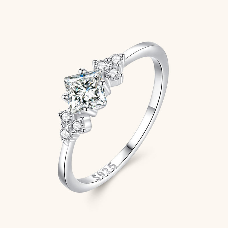 Princess Cut Cubic Zirconia Ring
