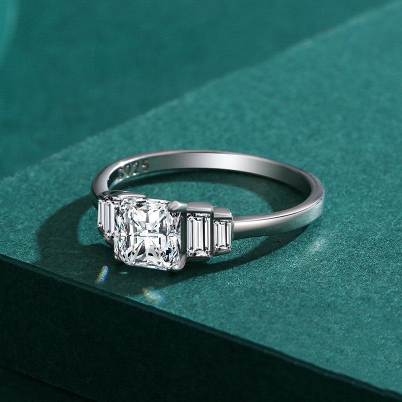 Classic Princess Cut Engagement Ring