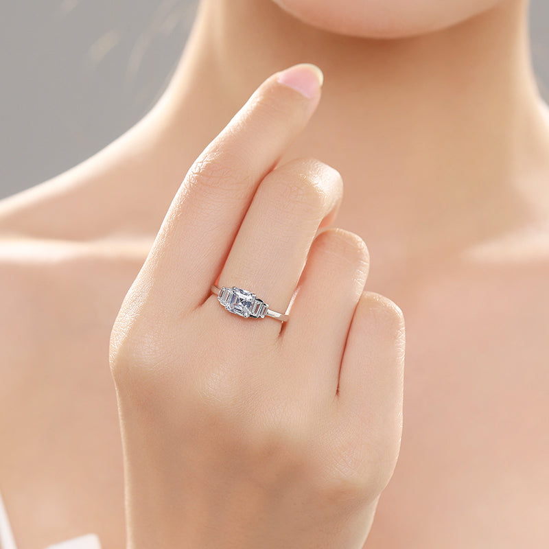 Classic Princess Cut Engagement Ring