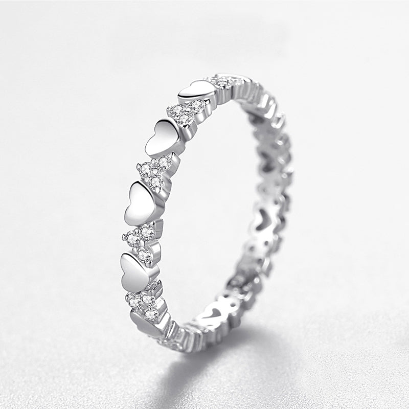 Heart Eternity Ring