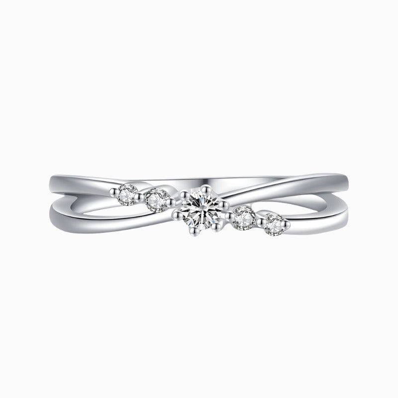 Forever Love Five Zirconia Accent Ring