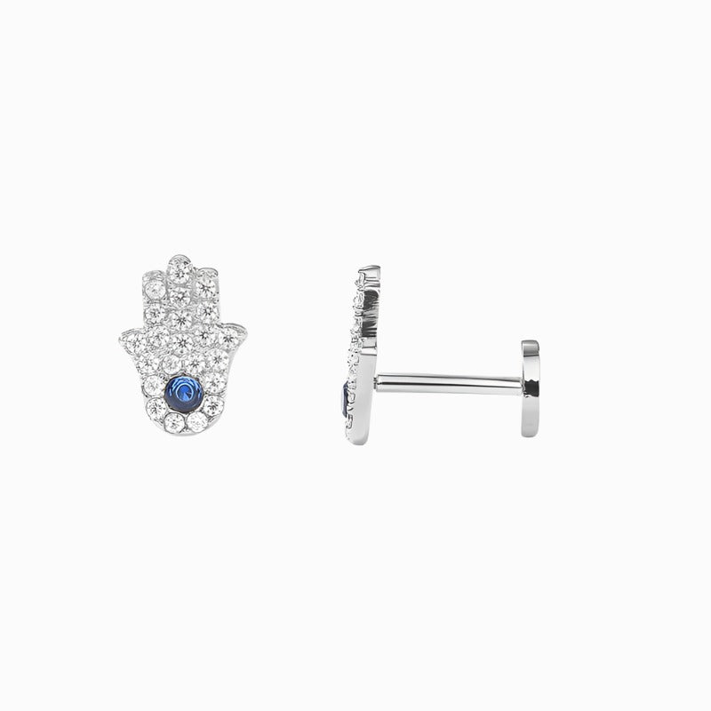 Hamsa Piercing Stud Earrings