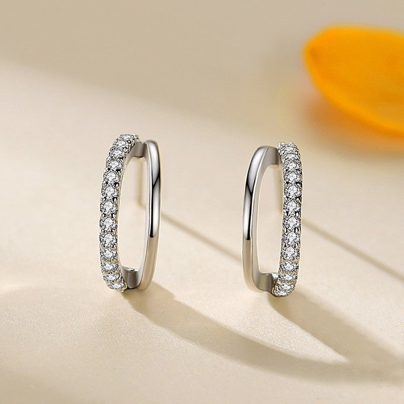 Eclipse Orbital Half-Hoop Earrings