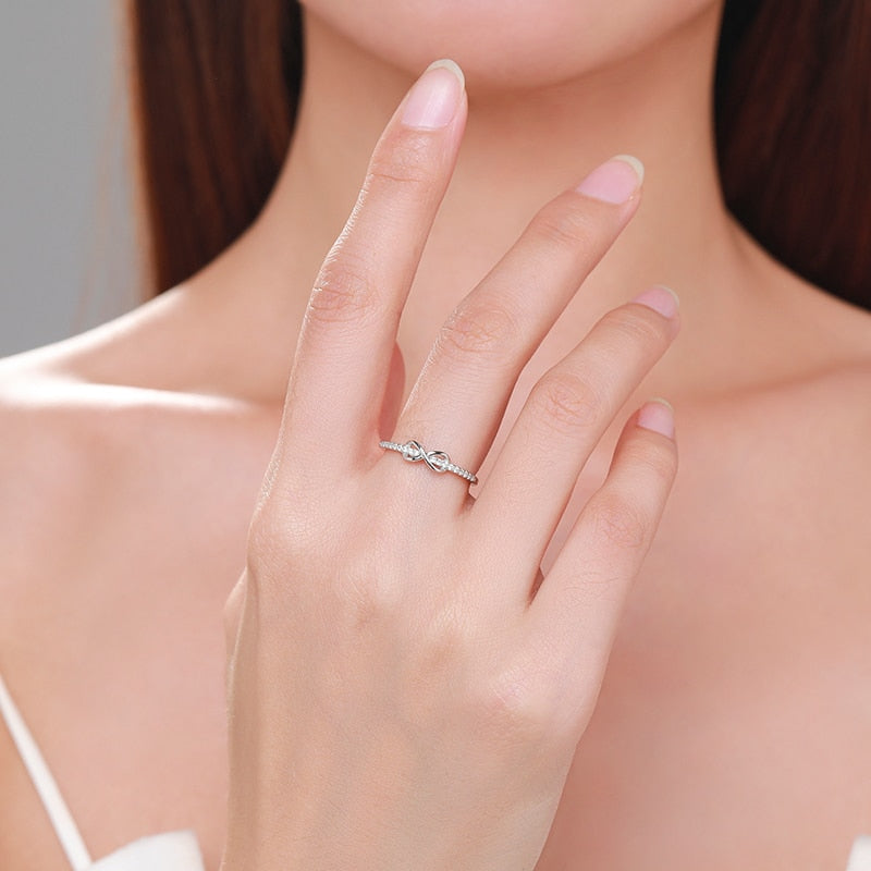 Infinity Symbol Stacking Ring
