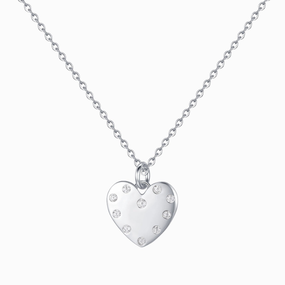 Heart Medallion Pendant Necklace