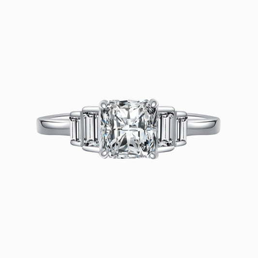 Classic Princess Cut Engagement Ring