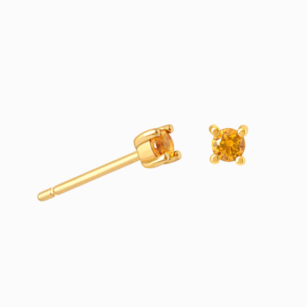 Birthstone Stud Earrings