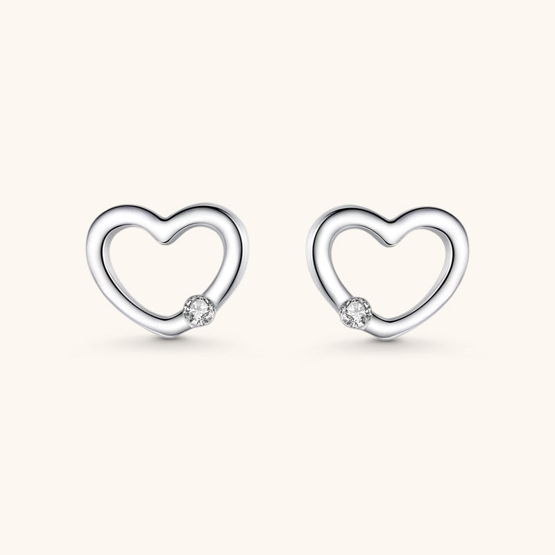 Heartily Loved Stud Earrings